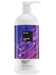 Load image into Gallery viewer, IGK Blonde Pop Purple Toning Shampoo - Totally Refreshed Steam and Spa