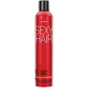 Big SexyHair Spray & Play Harder Firm Volumizing Hairspray 10oz - Totally Refreshed Steam and Spa