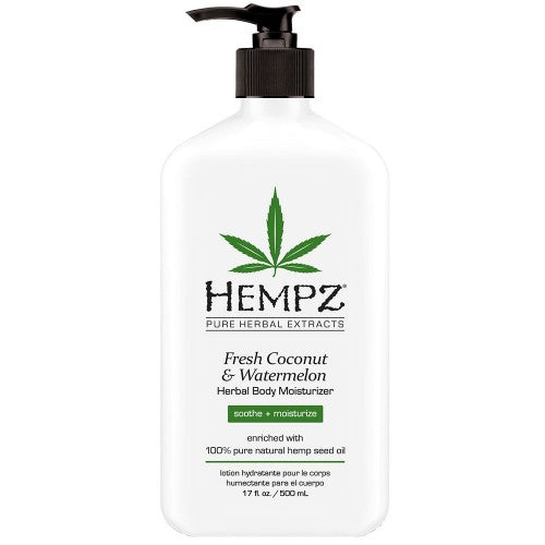 Hempz Fresh Coconut & Watermelon Body Moisturizer - Totally Refreshed Steam and Spa