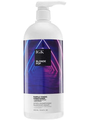 Load image into Gallery viewer, IGK Blonde Pop Purple Toning Conditioner - Totally Refreshed Steam and Spa