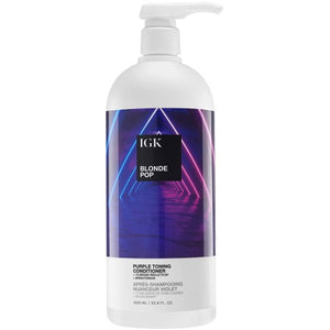 IGK Blonde Pop Purple Toning Conditioner - Totally Refreshed Steam and Spa